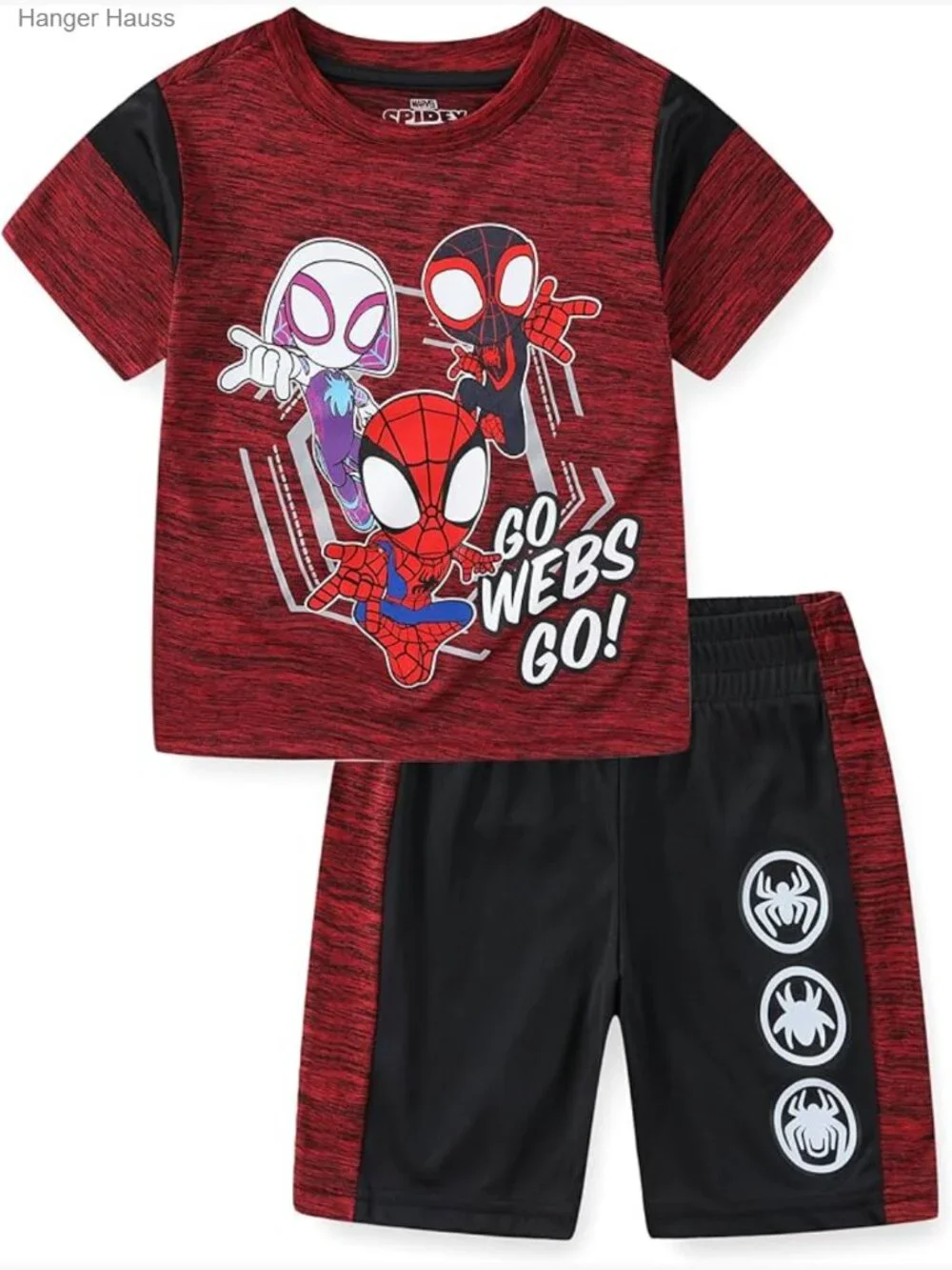 Spidey and His Amazing Friends 2 Piece T-Shirt and Shorts Set for Toddler to